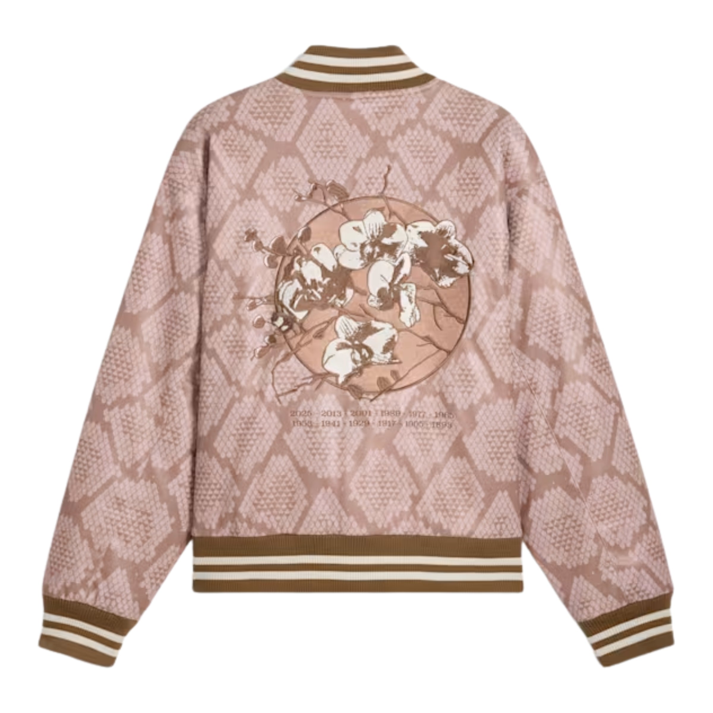Puma Jacket Allover Print Dusty Pink